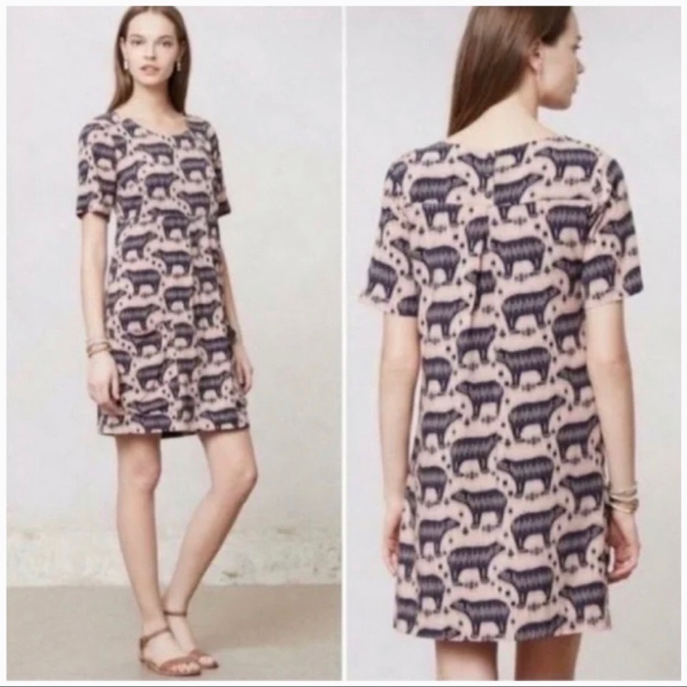 Maeve Zola polar bear dress from Anthropologie